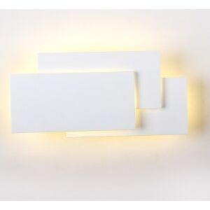 V-Tac Lampada Led Smd Da Parete Rettangolare  12w 1100lm 360° Ip20 Alluminio Vt-712 - Sku 8202 Bianco Caldo 3000k Bianco