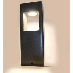 V-Tac Vt-898-D Lampada Led Da Giardino 12w Fissaggio A Terra Grigio Scuro In Calcestruzzo Ip65 Bianco Caldo 3000k - Sku 8698