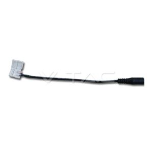 V-Tac Connettore Alimentazione Flessibile Dc F Striscia Led Smd3528 A 2 Pin Mod. 3507