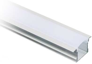 V-Tac Vt-8107 Profilo In Alluminio Da 2m Milky Cover Incasso Per Striscia Led - Sku 3351