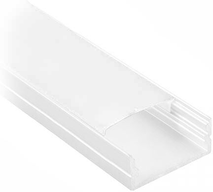 V-Tac Vt-8108-W Profilo In Alluminio Colore Bianco Da 2m Milky Cover Per Striscia Led - Sku 3367