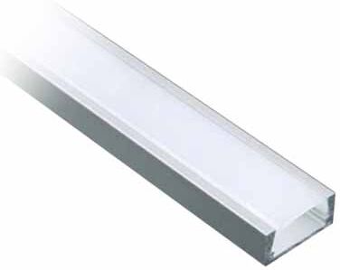 V-Tac Vt-9327 Profilo In Alluminio Da 2m Milky Cover Satinato Per Striscia Led - Sku 3370