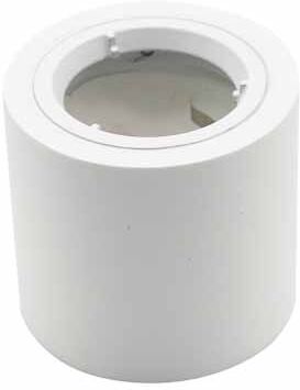 V-Tac Vt-716rd Portafaretto Led Da Soffitto Rotondo In Gesso Bianco Per Lampade Gu10 / Gu5.3 Sku 3667