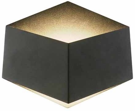 V-Tac Vt-803 Lampada Led 3w Da Parete Alluminio Nero Wall Light Bianco Naturale 4000k Ip20 - Sku 8347