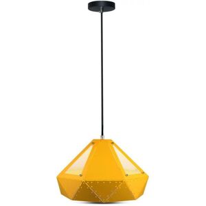 V-TAC VT-7310-Y Lampada Pendente Gialla in Metallo - LED E27 Prisma V-TAC VT-7310-Y Lampada Pendente Gialla in Metallo - LED E27 Prisma