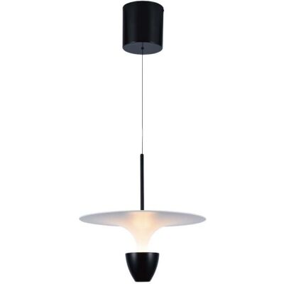 V-Tac Vt-7832 Lampadario Led 9w Altezza Regolabile Design Moderno 173cm Colore Bianco E Nero Luce 3000k - 23101 V-Tac Vt-7832 Lampadario Led 9w Altezza Regolabile Design Moderno 173cm Colore Bianco E Nero Luce 3000k - 23101