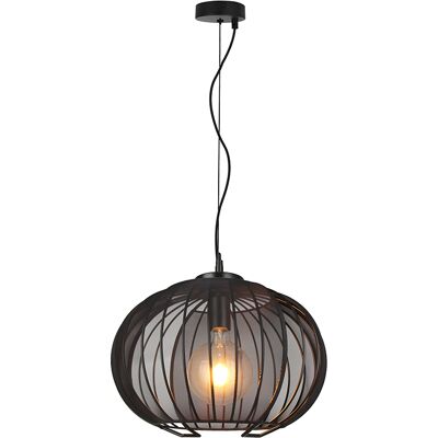 V-Tac Lampadario A Sospensione E27 60w Diffusore Tessile Ø400mm Nero Opaco 24116 V-Tac Lampadario A Sospensione E27 60w Diffusore Tessile Ø400mm Nero Opaco 24116