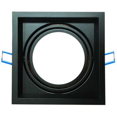 V-Tac Portafaretto Incasso Alluminio Quadrato Orientabile 1xar111 - Mod. Vt-7221 - Sku 3581 - Nero V-Tac Portafaretto Incasso Alluminio Quadrato Orientabile 1xar111 - Mod. Vt-7221 - Sku 3581 - Nero