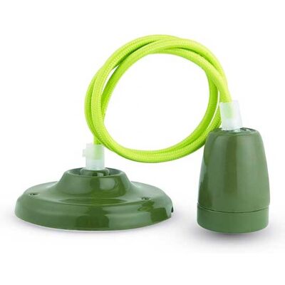 V-TAC VT-7998 Supporto in Porcellana Verde E27 Alta Frequenza V-TAC VT-7998 Supporto in Porcellana Verde E27 Alta Frequenza