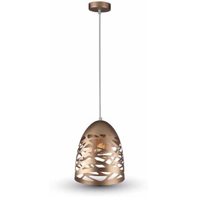 V-tac VT-7200 Lampada Pendente Elegante - E27, 60W, Oro Champagne V-tac VT-7200 Lampada Pendente Elegante - E27, 60W, Oro Champagne