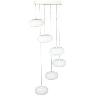 V-Tac Vt-7390 Lampadario Led 72w Sospensione Composto Da 6pcs Corpi Illuminanti Forma Circolare Luce Bianco Caldo 3000k Triac Dimmable Ip20 - Sku 40011 V-Tac Vt-7390 Lampadario Led 72w Sospensione Composto Da 6pcs Corpi Illuminanti Forma Circolare Luce Bianco Caldo 3000k Triac Dimmable Ip20 - Sku 40011