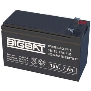 Elan Batteria Ricaricabile Al Piombo 12v 7ah  Bigbat - Sku 01207