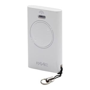 Faac Xt2 Telecomando 2 Canali 433mhz Bianco Trasmettitore Originale Rolling Code Slh Lr - 787007