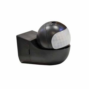 V-Tac Sensore Di Movimento Infrarossi Pir 180° Testa Orientabile Ip44 Mod. Vt-8028 - Sku 5089 - Nero