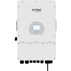 V-Tac Deye Sun-5k-Sg04lp3-Eu Inverter 5kw Trifase Ibrido Fotovoltaico On-Grid/off-Grid , Lcd Touch A Colori Ta E Wifi Ip65