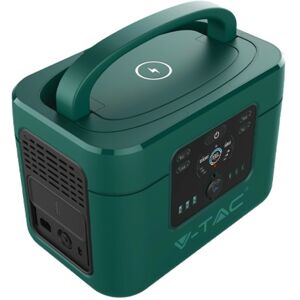 V-Tac Power Station Portatile 1050w Accumulatore Lifepo4 E Generatore Corrente Potenza Massima 1800w