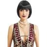 LightInTheBox Parrucca corta flapper anni '20 grande parrucca bobo gatsby parrucca dritta nera accessorio per parrucche per capelli costume flapper