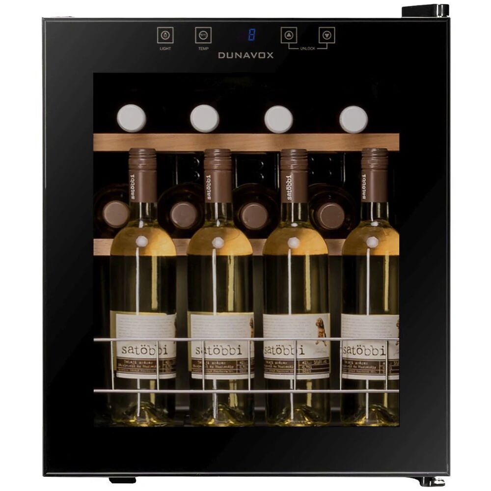 Ⓜ️🔵🔵🔵👌 DUNAVOX DXFH-16.46 - Cantina vini per 12 Bottiglie bordolesi standard, full g