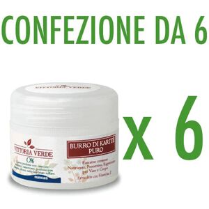 Ⓜ️🔵🔵🔵👌 Nuncas Vittoria Verde BURRO DI KARITÉ PURO X6 - Burro di karité puro, CONFE