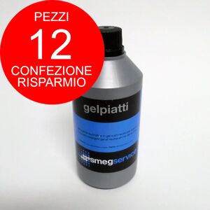 Ⓜ️🔵🔵🔵👌 Smeg Home Care GEL PIATTI x12 - Detergente enzimatico in gel a pH neutro per