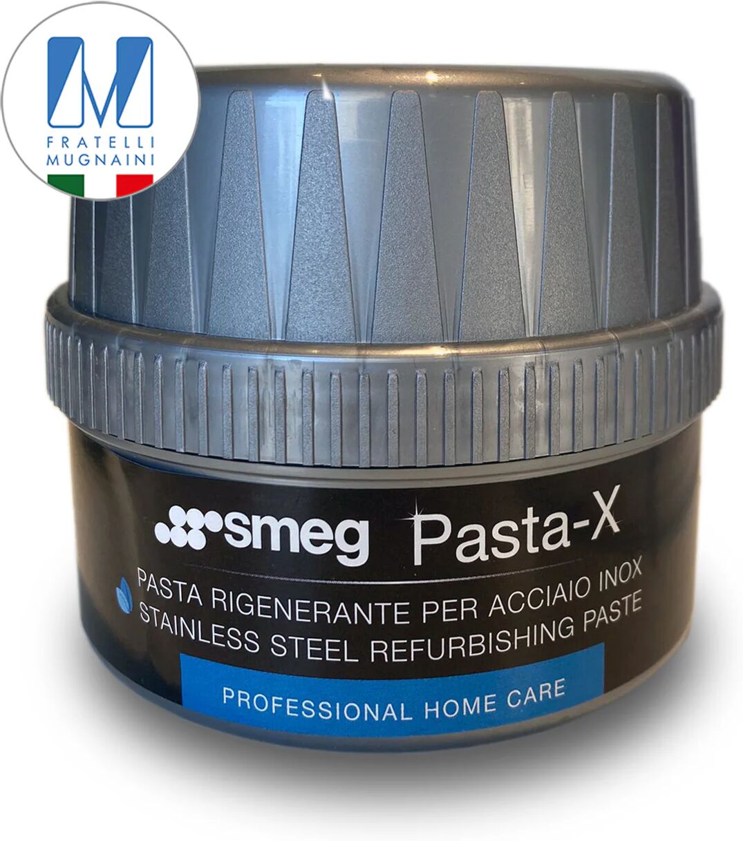 Ⓜ️🔵🔵🔵👌 Smeg Home Care PASTA-X - Pasta rigenerante per acciaio inox con spugna in dot