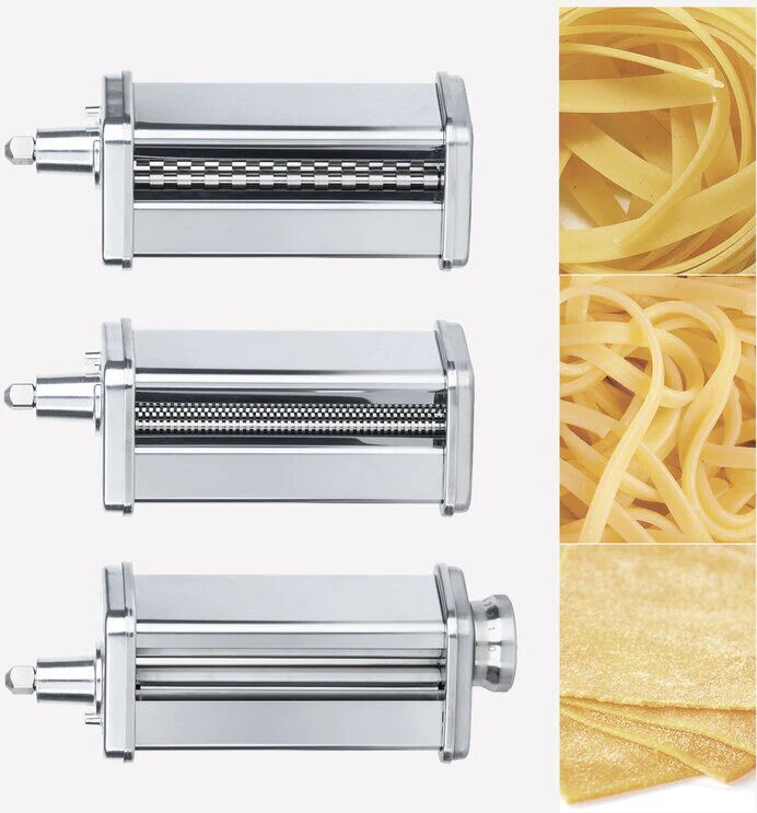 Ⓜ️🔵🔵🔵👌 H.Koenig KM3 - Set di 3 accessori pasta (SFOGLIA, SPAGHETTI, TAGLIATELLE) per