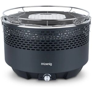 Ⓜ️🔵🔵🔵 H.Koenig RIO440 - Barbecue con ventilazione elettrica, da picnic o da tavolo, cor