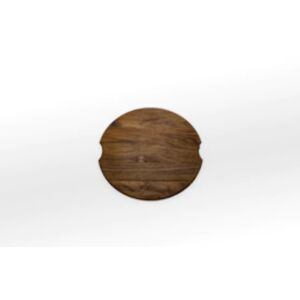 Ⓜ️🔵🔵🔵👌 Alpes  TL Ø 36 - Tagliere tondo Ø 36 cm, in legno di teak. Adatto per vasca