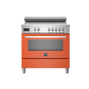ⓜ️🔵🔵🔵👌 bertazzoni pro95i1eart - cucina con piano induzione, 90 cm, arancione, forno
