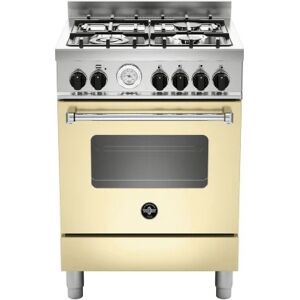 bertazzoni la germania ⓜ️🔵🔵🔵 la germania amn664gcrt - cucina 4 fuochi gas, forno a gas ventilato, 60x60 cm, cr