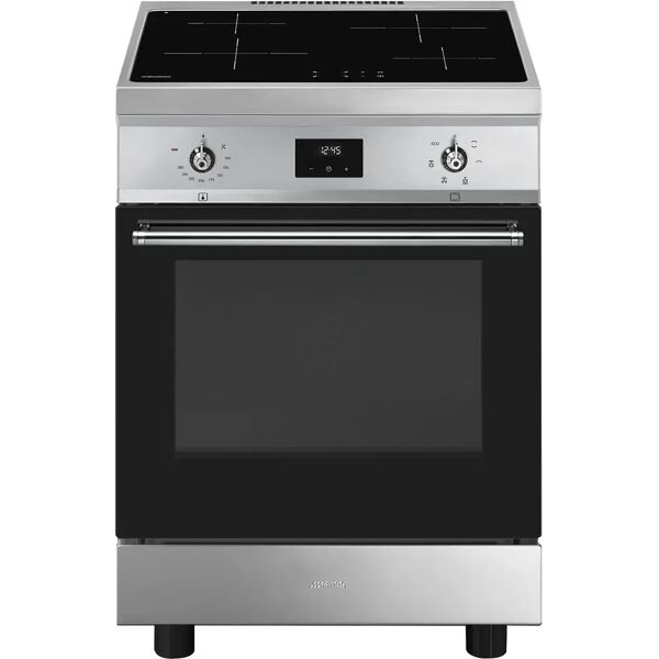 Ⓜ️🔵🔵🔵 smeg c6imxt2 - cucina, piano cottura a a induzione, 60x60 cm, acciaio inox, forno