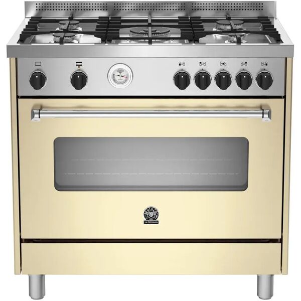 Ⓜ️🔵🔵🔵👌 bertazzoni la germania amn965ecrt - cucina 5 fuochi gas, forno elettrico, 90x