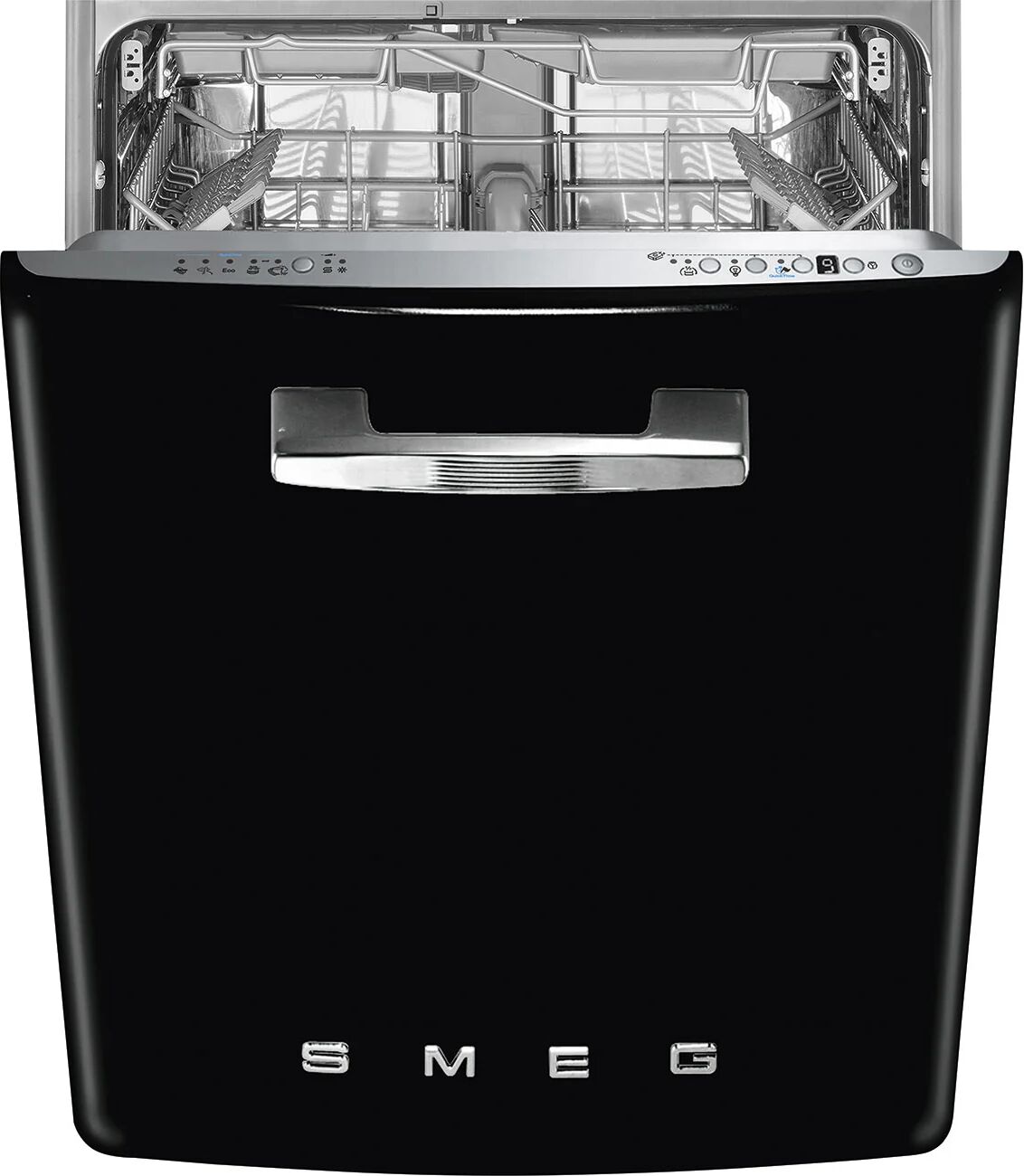 Ⓜ️🔵🔵🔵👌 Smeg ST2FABBL2 - Lavastoviglie Sottotop anni '50, NERA, 13 coperti, 60 cm, Nu