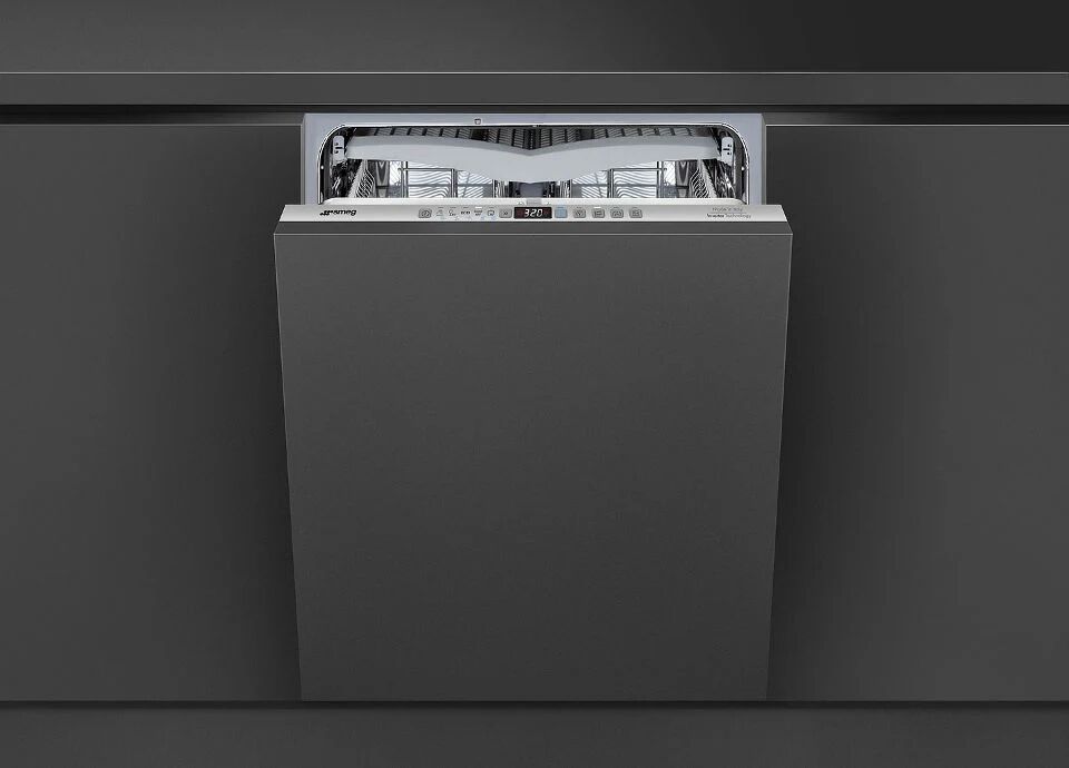 Ⓜ️🔵🔵🔵 Smeg ST382C - Lavastoviglie incasso a scomparsa totale, Nero, 13 coperti, Nuova c