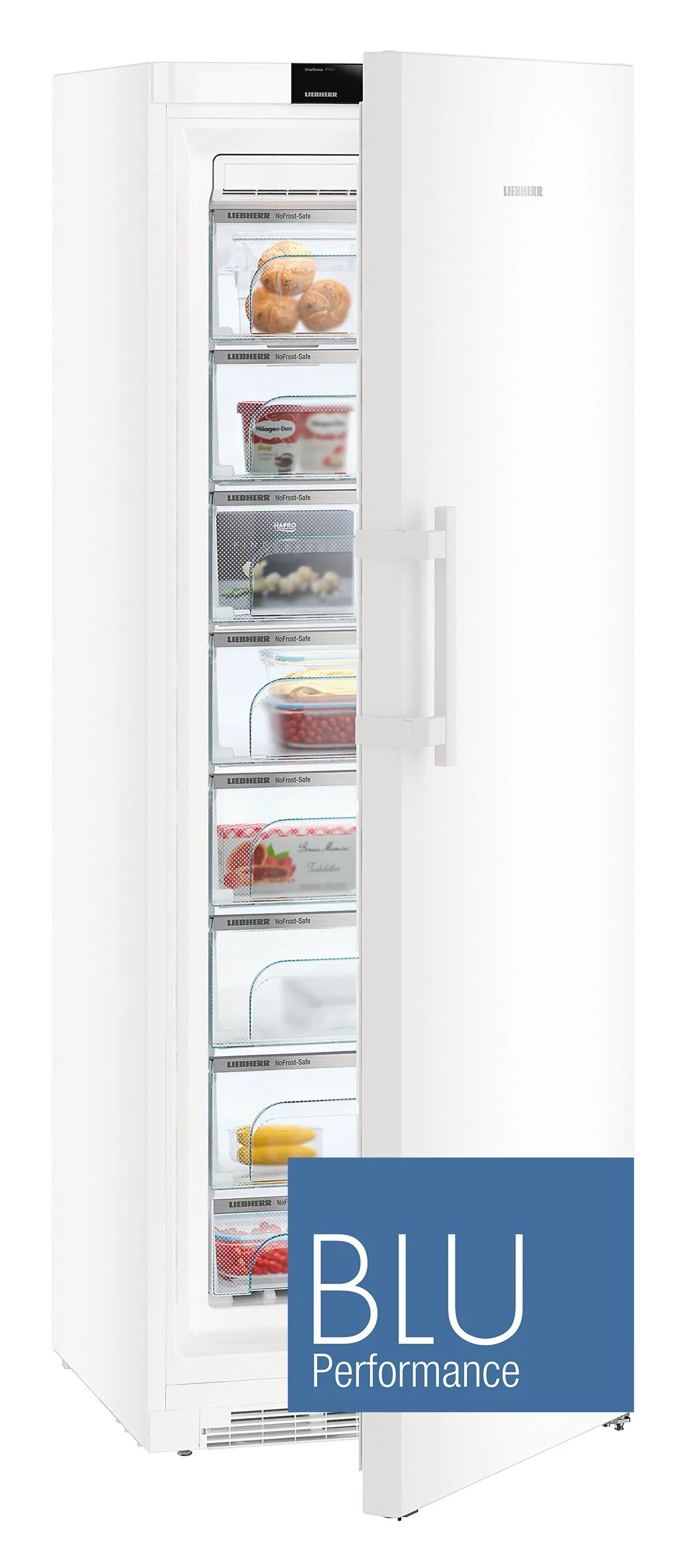 Ⓜ️🔵🔵🔵👌 Liebherr GN 5275 - Congelatore verticale, No-Frost, Bianco, 410 litri, 70 cm,