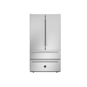 Ⓜ️🔵🔵🔵 BERTAZZONI REF904FFNXTC Professional - Frigorifero French Door, ad armadio con ca