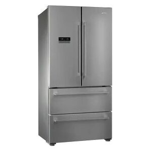 SMEG FQ55FXE1 - Frigorifero French Door con 2 porte e 2 cassettoni, acciaio inox antimpronta. Linea