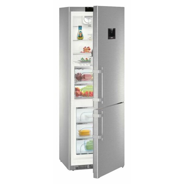 Ⓜ️🔵🔵🔵 liebherr cbnes 5778 - frigorifero combinato, acciaio smartsteel, 392 litri, 201x7
