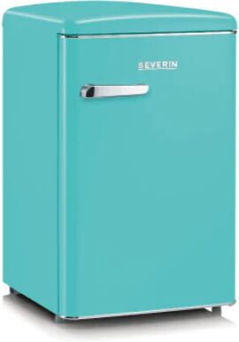 Severin Ⓜ️ SEVERIN RKS 8834 - Mini frigo in stile retrò colore TIFFANY, maniglie in met