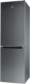 Indesit Ⓜ️ Indesit LI8SN1EX - Frigorifero combinato, No Frost, INOX, 60x189 cm, Nuova classe