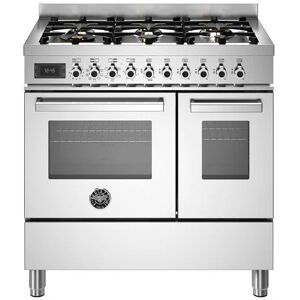 Ⓜ️🔵🔵🔵 BERTAZZONI PRO96L2EXT - Piano cottura a gas, 6 fuochi, Serie Professional, Acciai