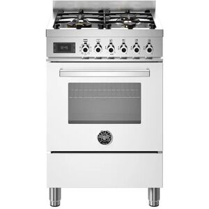 Ⓜ️🔵🔵🔵 BERTAZZONI PRO64L1EBIT - Piano cottura a gas, 4 fuochi, Bruciatore ad alto rendim