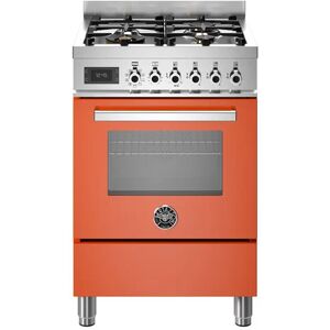 Ⓜ️🔵🔵🔵 BERTAZZONI PRO64L1EART - Piano cottura a gas, 4 fuochi, Bruciatore ad alto rendim