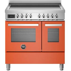 Ⓜ️🔵🔵🔵 BERTAZZONI PRO95I2EART - Piano cottura a Induzione, Serie Professional, Arancio,