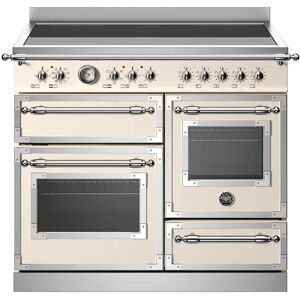 Ⓜ️🔵🔵🔵👌 BERTAZZONI HER105I3EAVT - Cucina con piano induzione, 100 cm, AVORIO, forno e