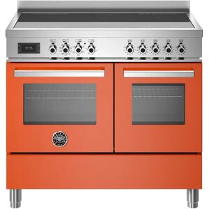 Ⓜ️🔵🔵🔵👌 BERTAZZONI PRO105I2EART - Cucina con piano induzione, 100 cm, ARANCIONE, forn