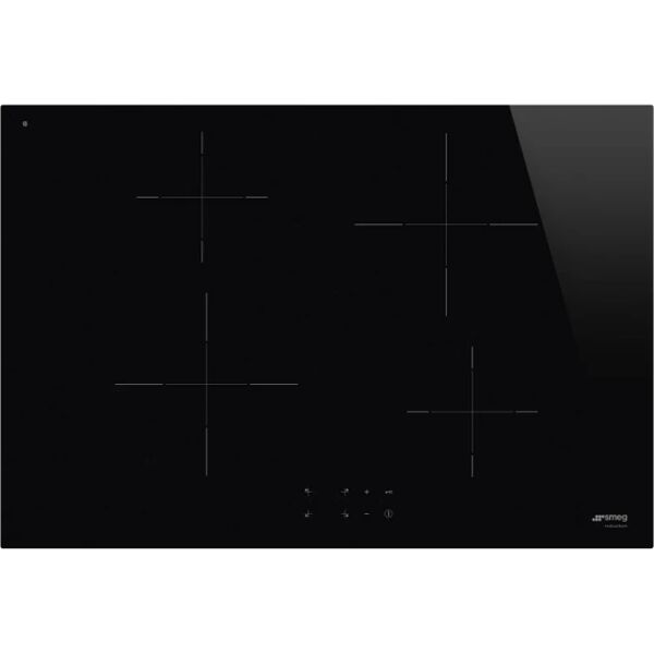 Ⓜ️🔵🔵🔵 smeg si2741d - piano di cottura a induzione, nero, 70/ 75 cm, estetica universale