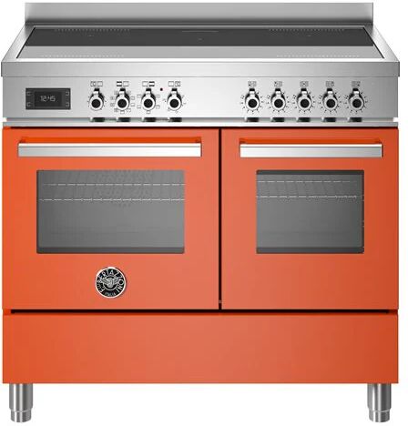 Ⓜ️🔵🔵🔵 BERTAZZONI PRO105I2EART - Piano cottura a Induzione, Serie Professional, Arancion