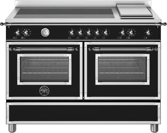 Ⓜ️🔵🔵🔵 BERTAZZONI HER125I2ENET - Piano cottura a induzione, 5 Zone, 2 Zone flex, Serie H