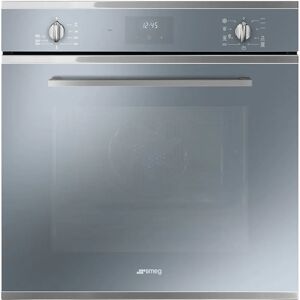 smeg sf6400tvs - forno elettrico termoventilato, tecnologia vapor clean, 60 cm, colore silver glass,